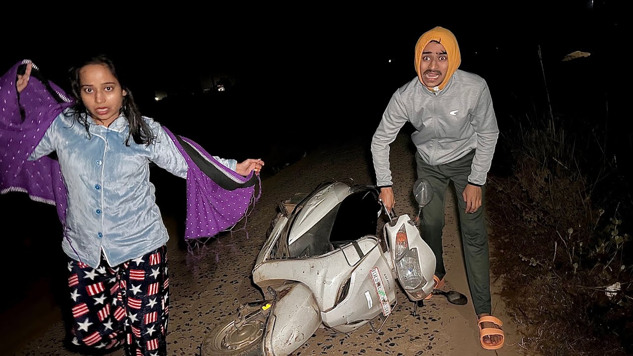 road par phas gaye 12 baje raat ko 😰 | Scotty kharab 😨