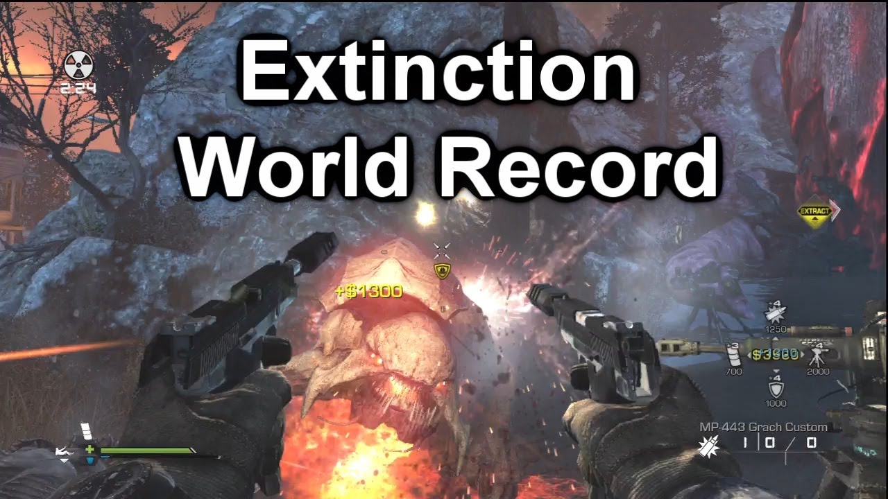 Extinction World Record 4 Relics 373k Score Solo