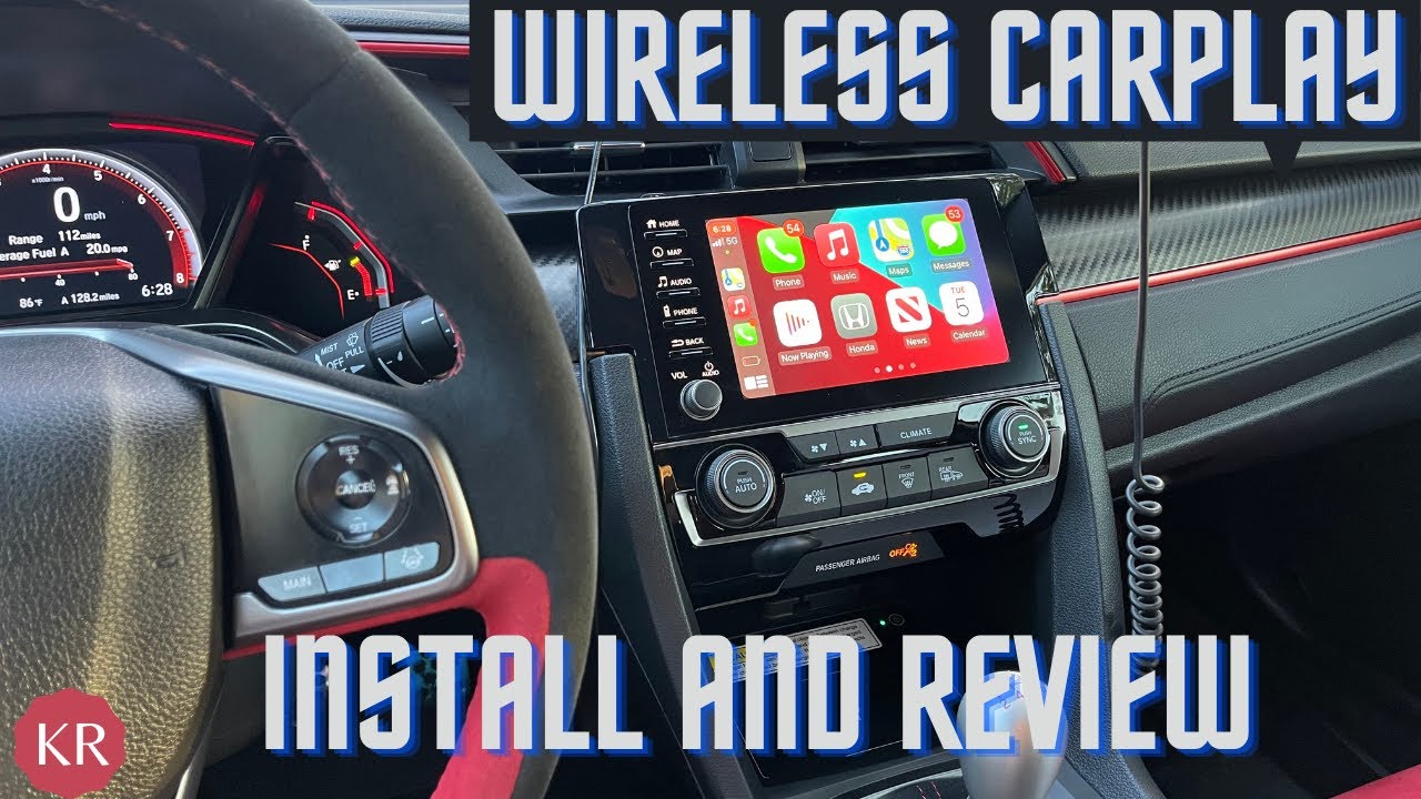 Установка и обзор за 3 месяца — беспроводная поддержка CarPlay в Honda Civic Type R