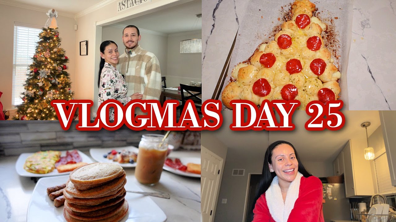 VLOGMAS DAY 25 ✨❄️🎀 Cozy Christmas Day at Home | Opening Gifts & Breakfast