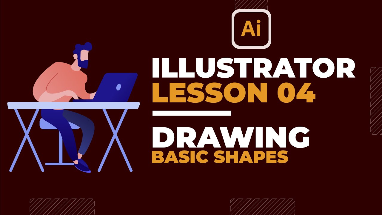 Lesson 04: DRAWING BASIC SHAPES | BARO SIDA ILLUSTRATOR LOOGU SAMEEYO SHAPES FUDUD