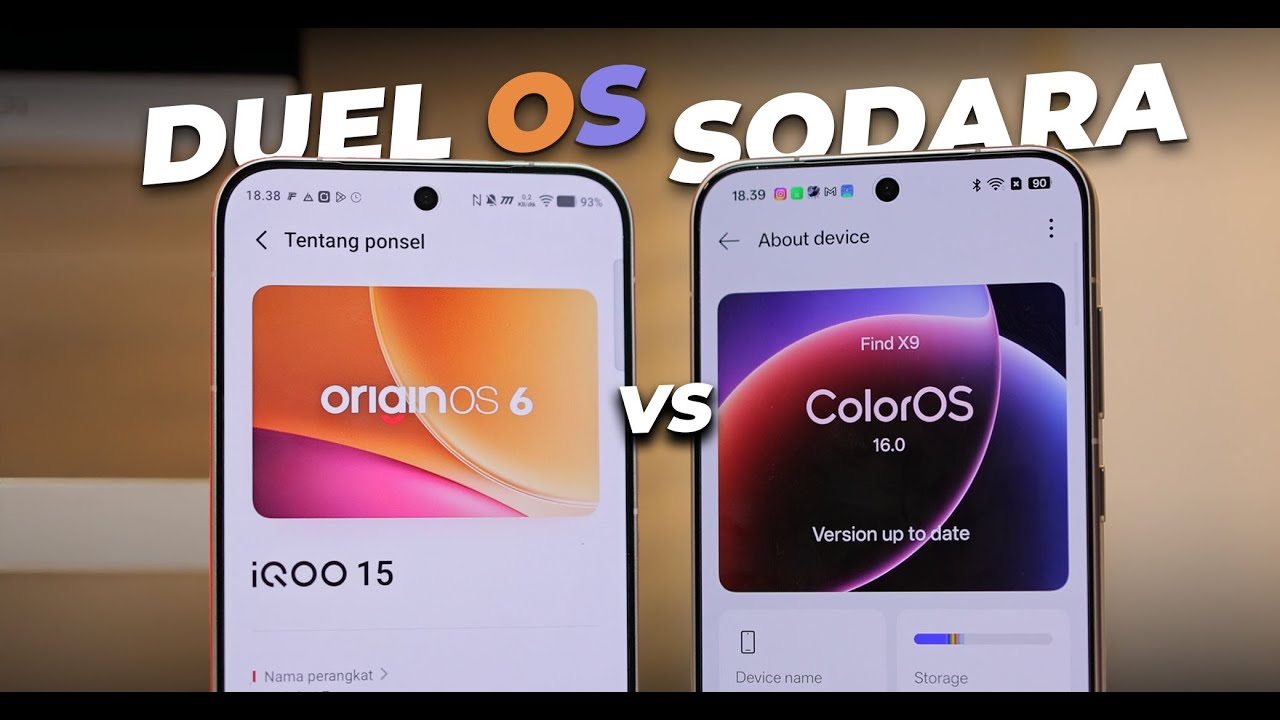 DUEL PANAS UI HAPE BBK GROUP !! | ORIGIN OS 6 vs COLOR OS 16