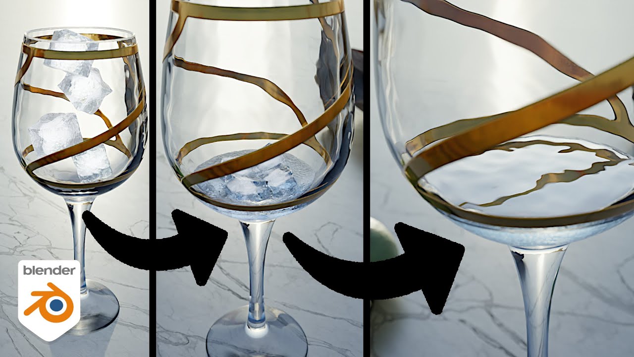 realistic Ice Melting in Blender (advanced)