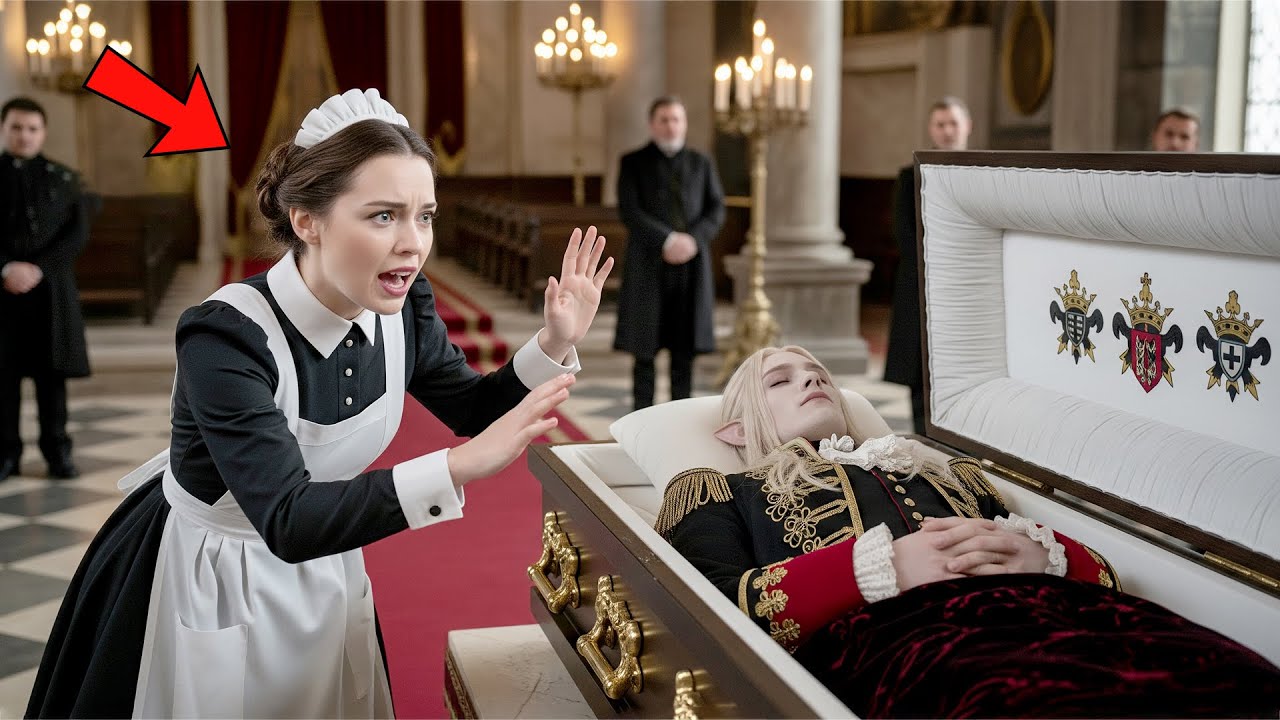 “He’s Not Dead.” A Waitress Stopped the Vampire King’s Funeral — What Happened Next Shocked Everyone