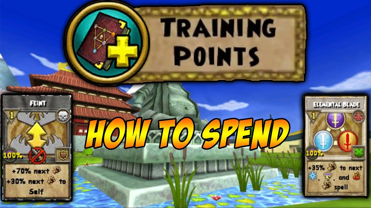 Wizard101  - Training Points and What to Spend Them on