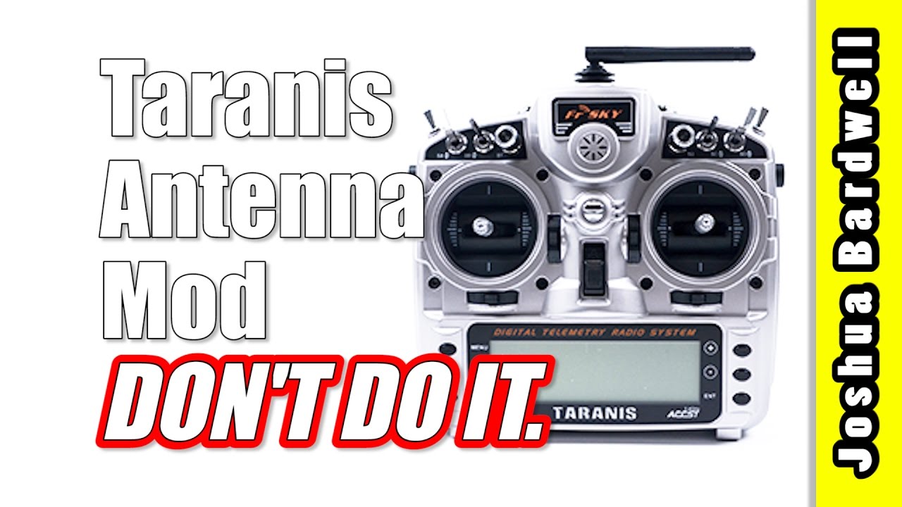 Frsky Taranis antenna mod and why you probably shouldn't do it.
