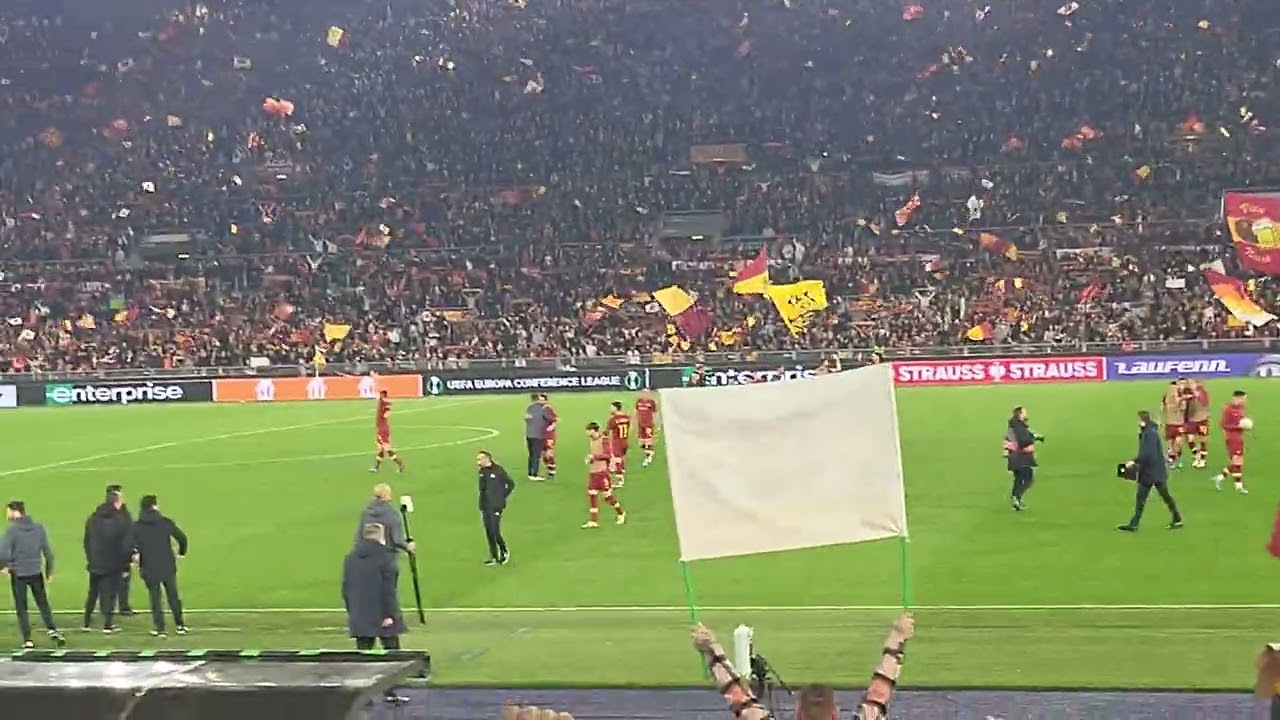 AS Roma vs Fotballklubben Bodø/Glimt 4-0 | Grazie Roma (14/04/2022)