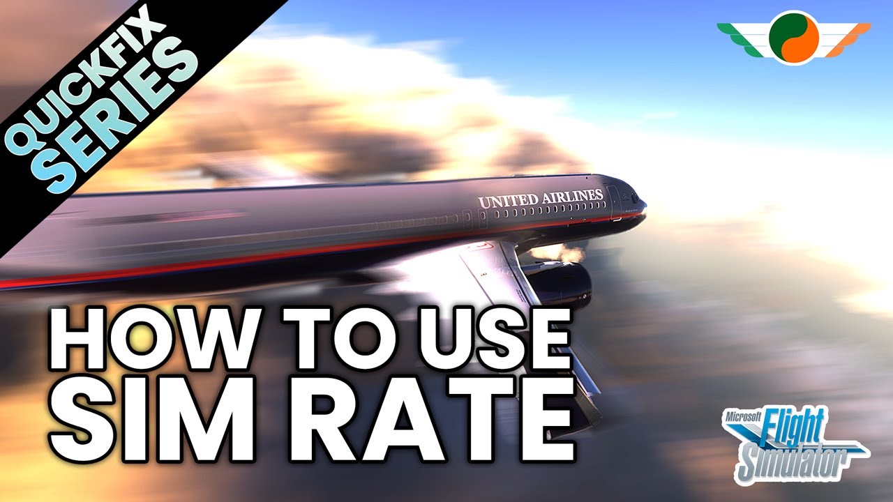 Как использовать Sim Rate в Microsoft Flight Simulator