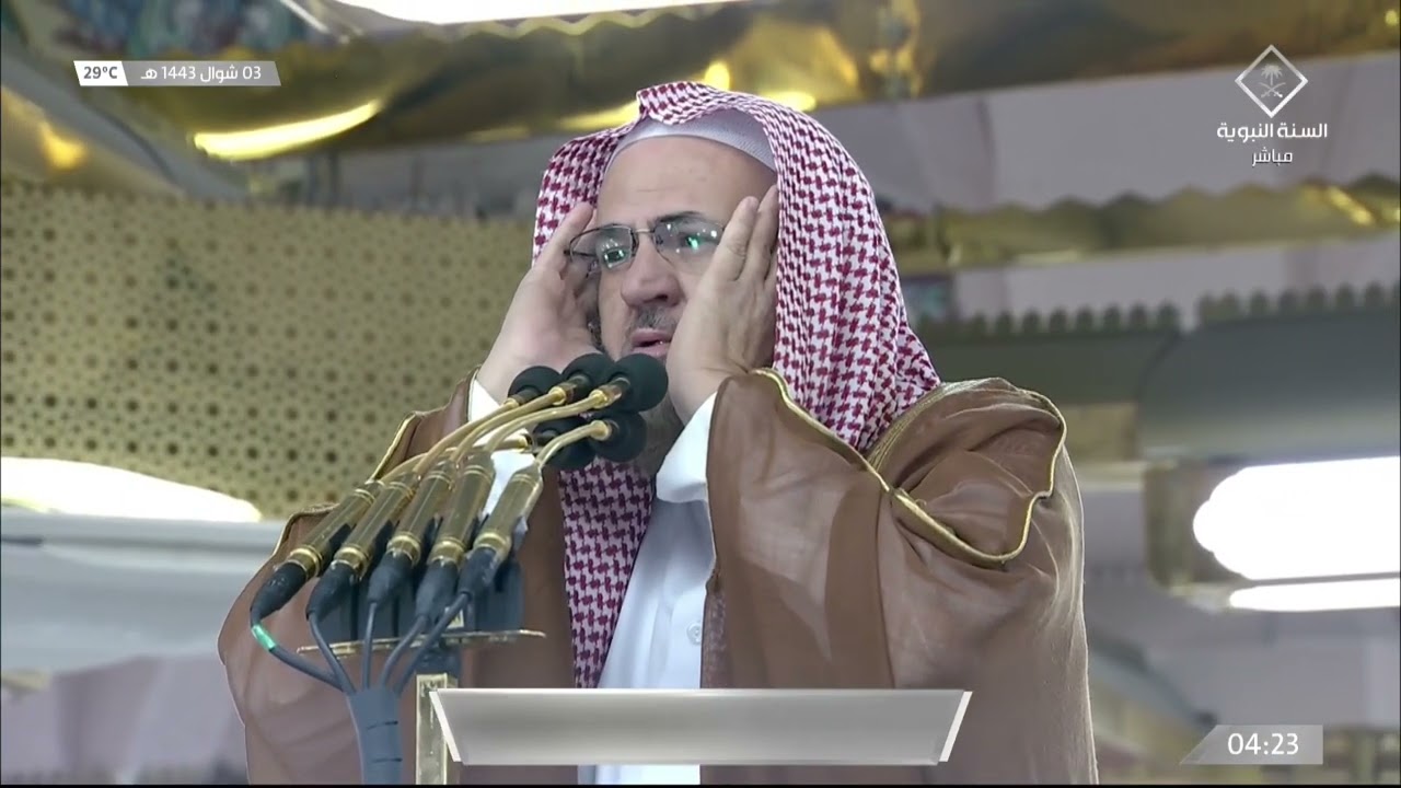 أذان الفجر للمؤذن أحمد عفيفي الأربعاء 3 شوال 1443هـ