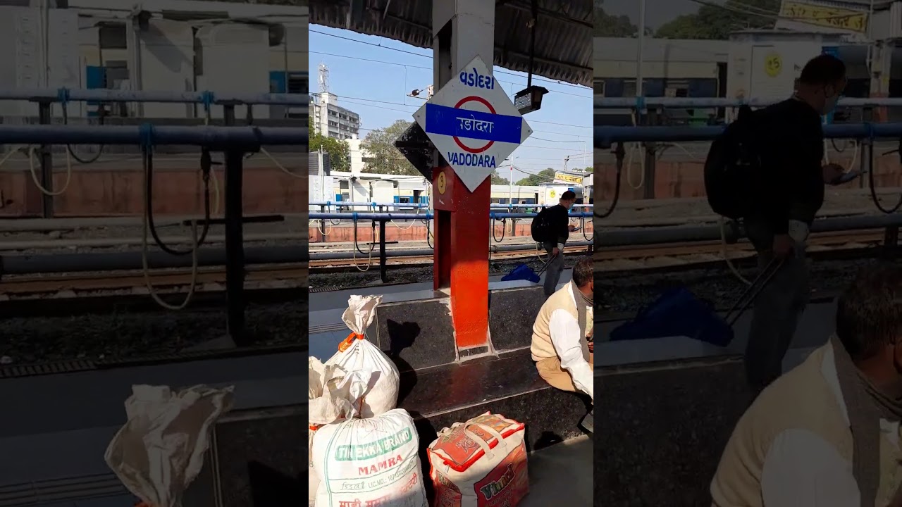 Vadodara Railway station #statueofunity