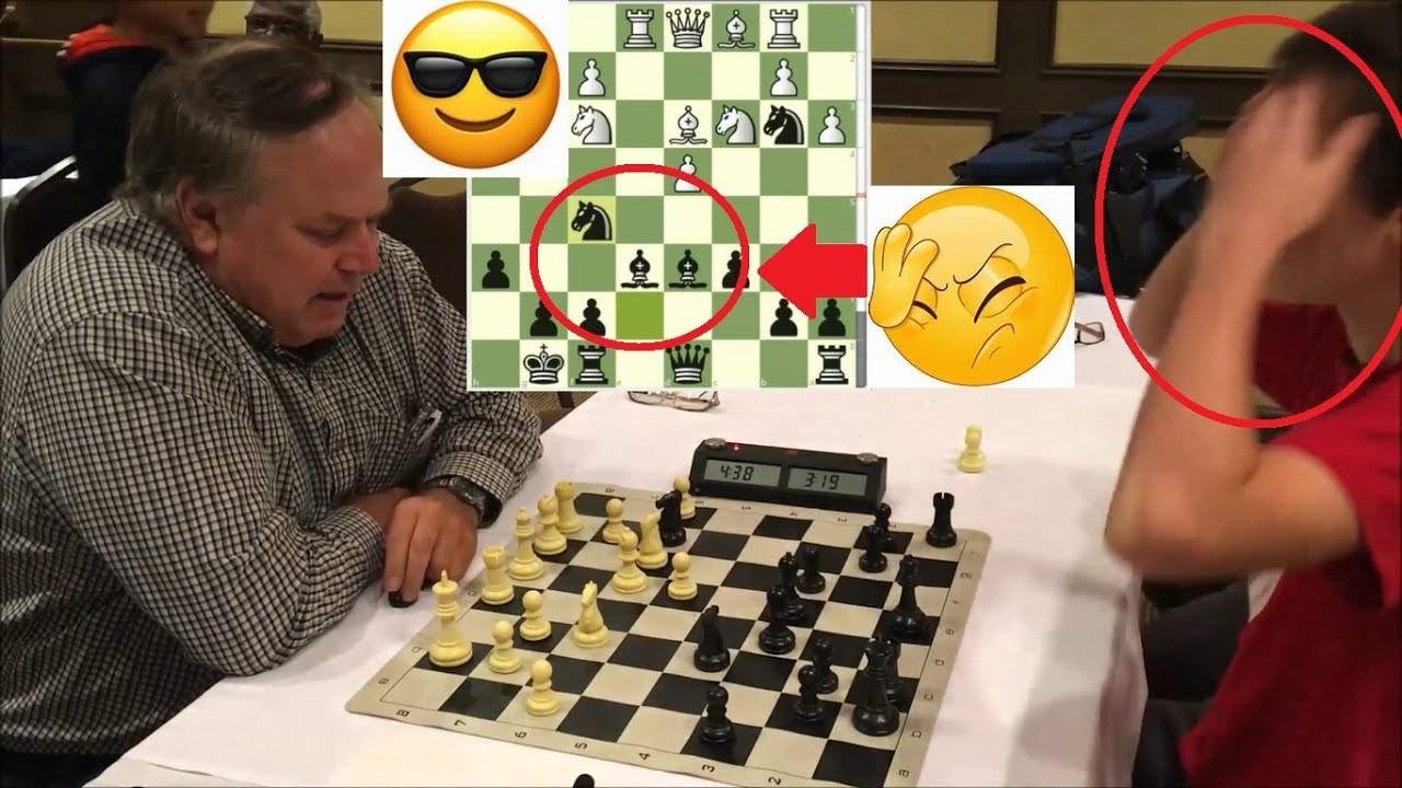 Carlini's Trash Talk Makes 13 Year Old Master Blunder!!! NM Ruthless Robert vs The Great Carlini