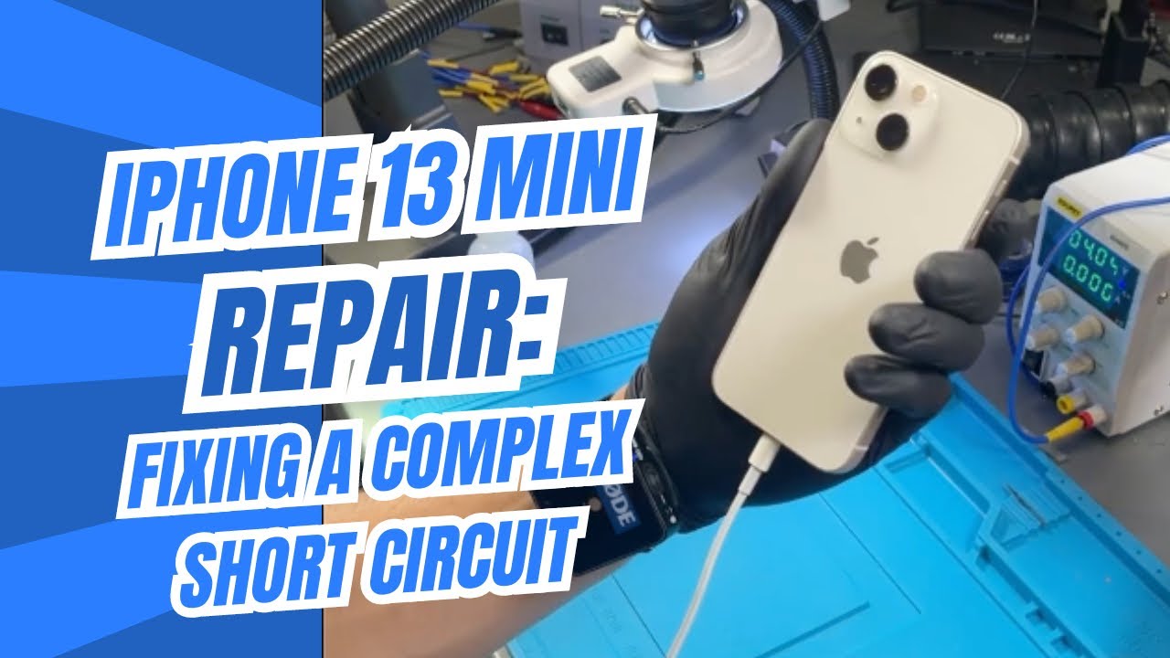 iPhone 13 Mini Repair: Fixing a Complex Short Circuit | Step-by-Step Guide 🔧📱