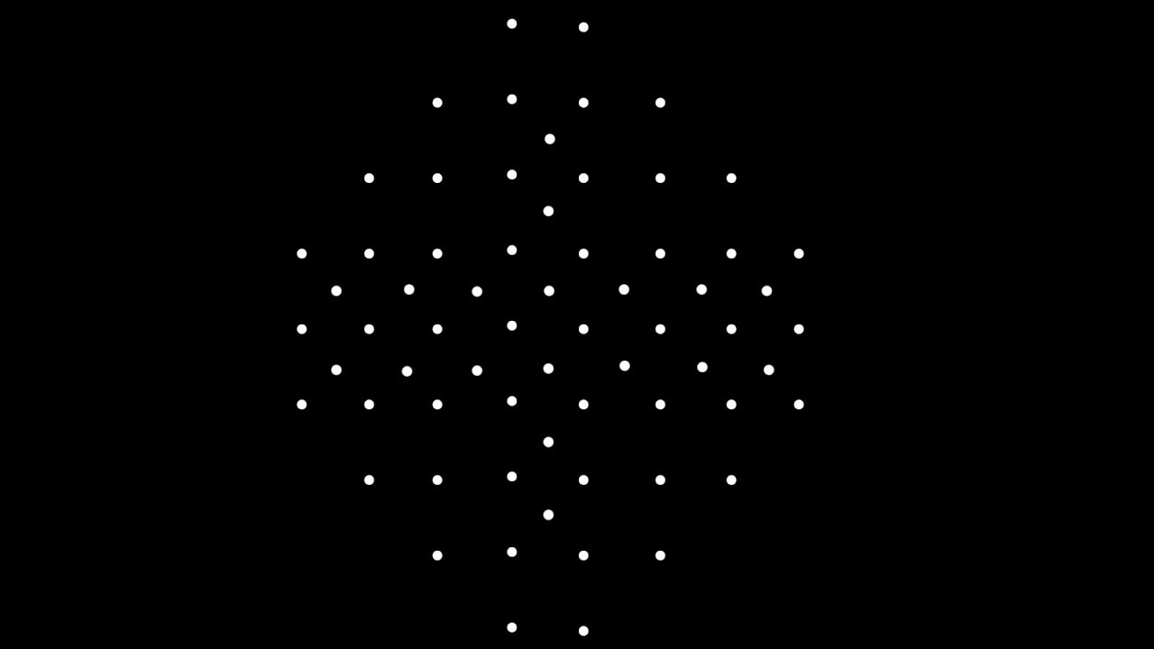 Simple daily kolam | 9 Dots Sikku Kolam ✨ Easy Pulli Kolam Designs | Poongothai Kolangal