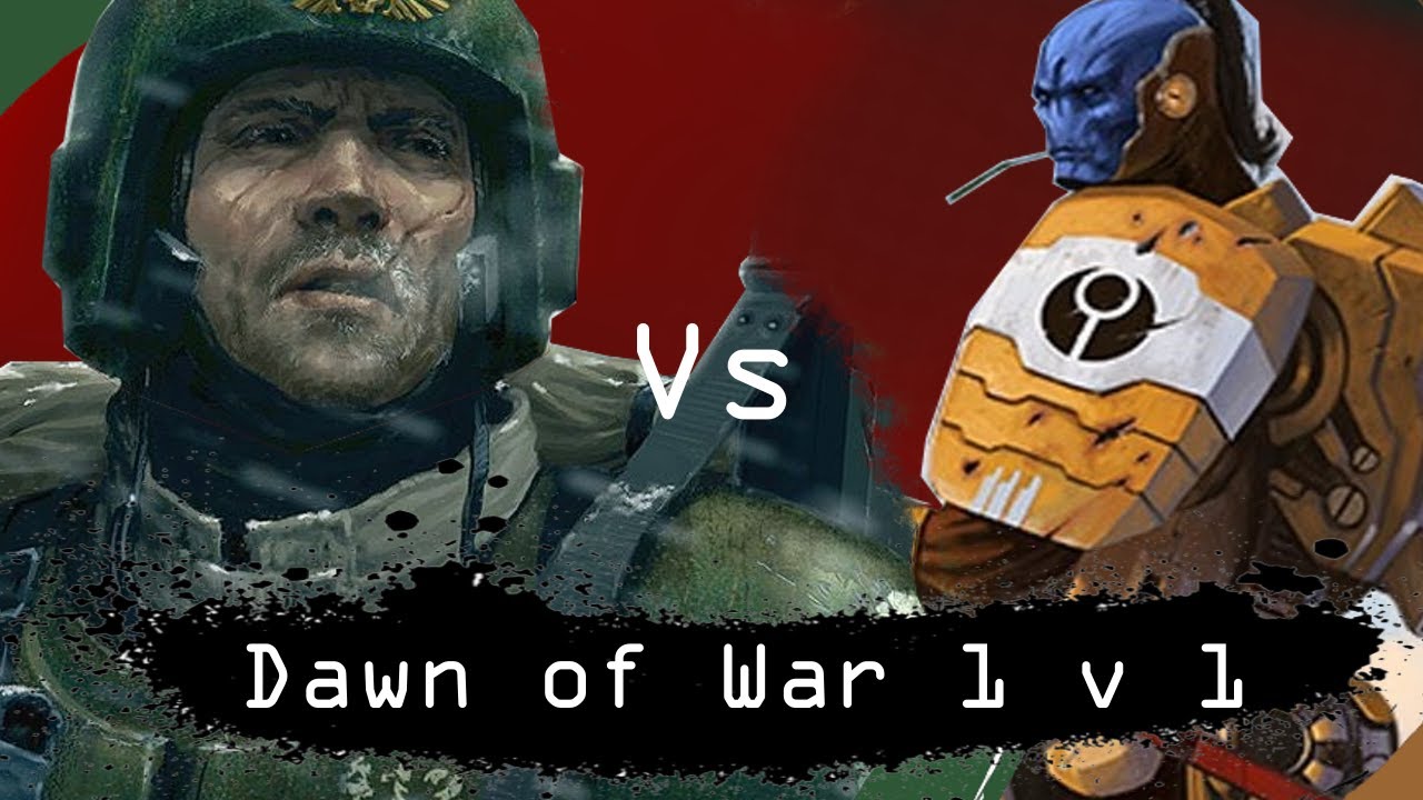 Dawn of War Soulstorm  1 v 1 Imperial Guard (Eren) vs The Tau Empire (Tornado.v.2.0)