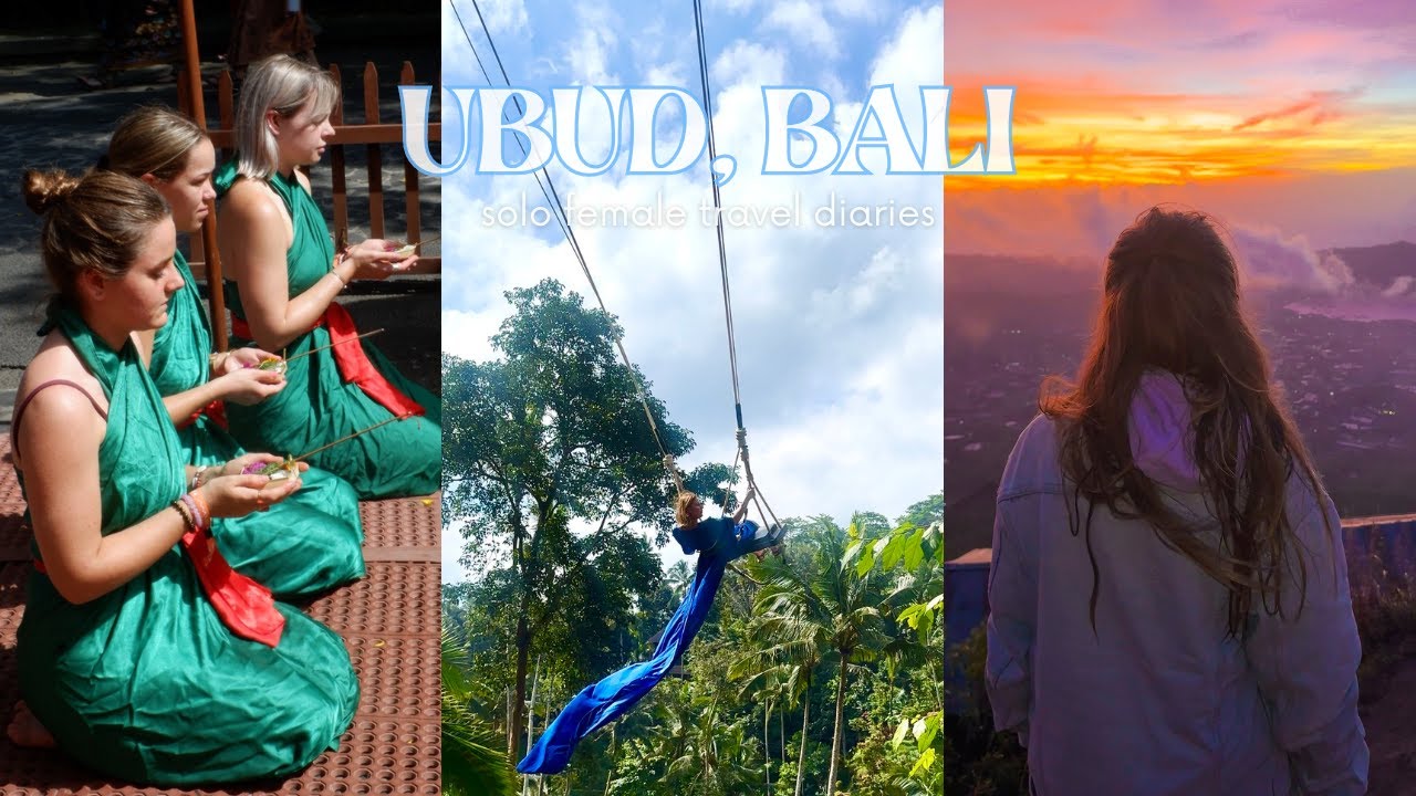 COME TO UBUD WITH ME | TEMPLES, YOGA, MOUNT BATUR, AND VEGAN FOOD | BALI SOLO FEMALE TRAVEL DIARIES