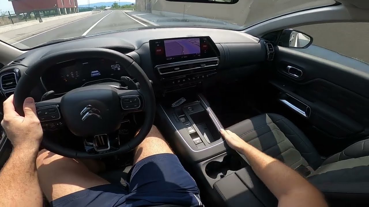New Citroen C5 Aircross 2023 Shine Pack [1.5 HDI 0-100 kmh] POV Test Drive by Supergimm