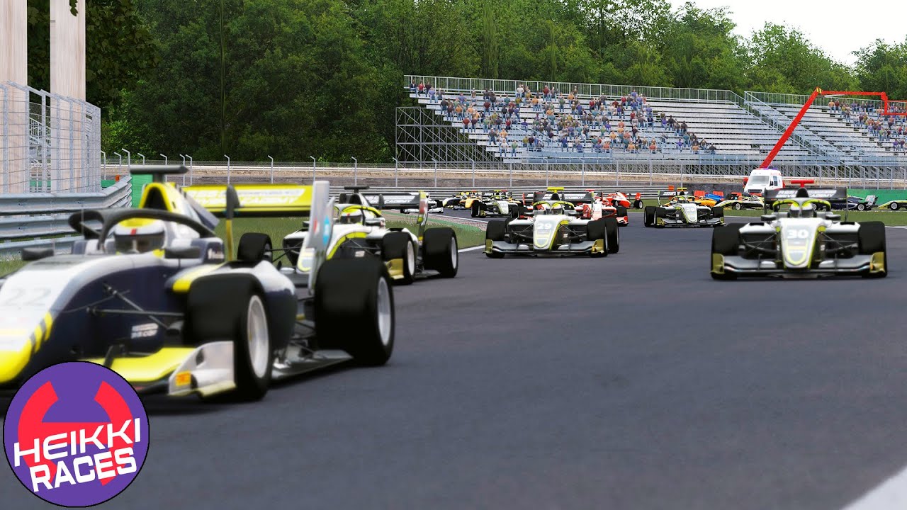 El poder del DRS (Assetto Corsa LFM / Monza / FIA F3) || Heikki360ES