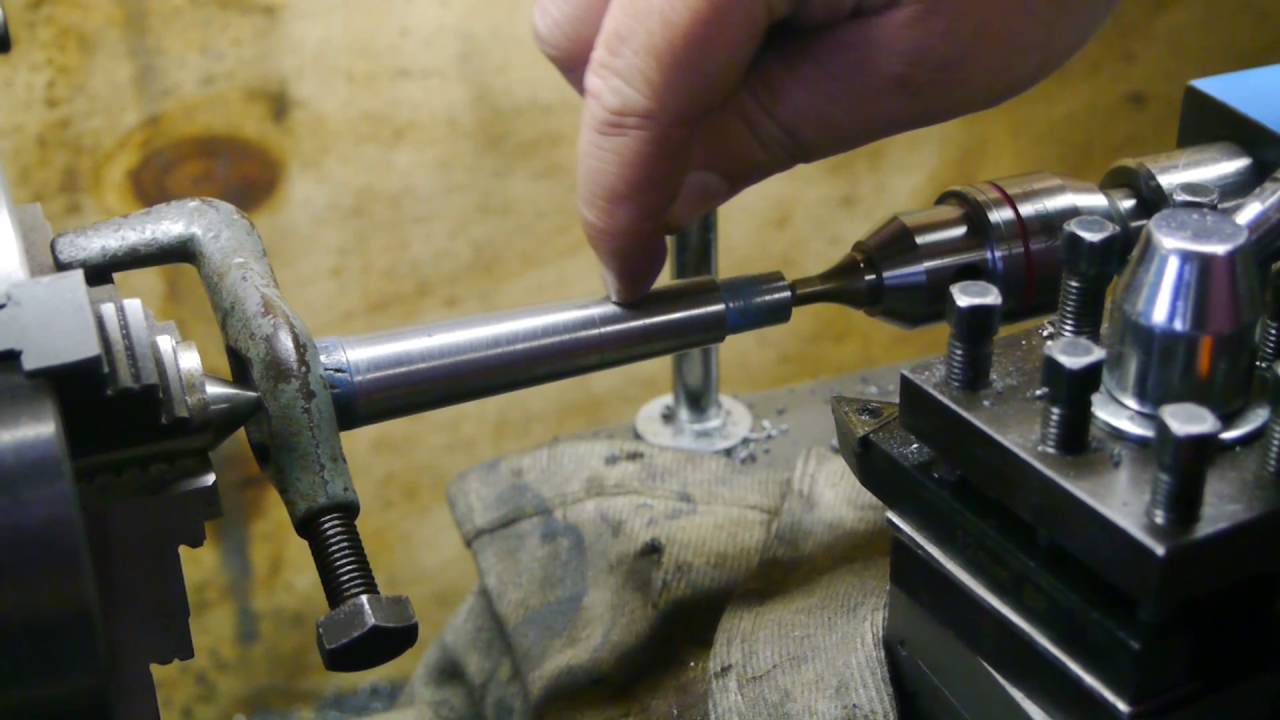 Making a drill chuck arbor from an old tractor part