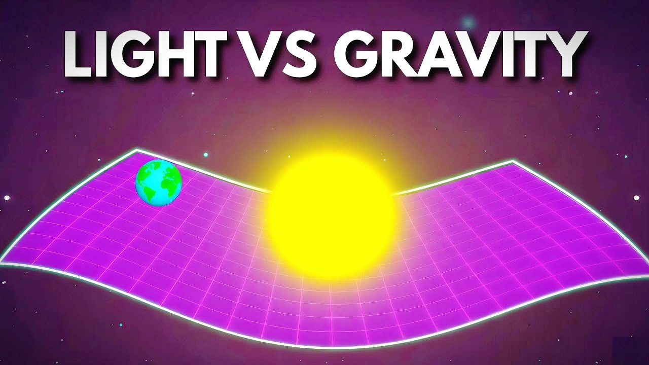 How Can Massless Light Be Pulled by Gravity?