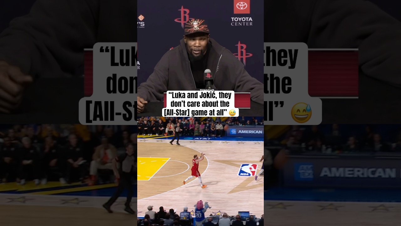KD on if his All-Star team will play hard 🤔