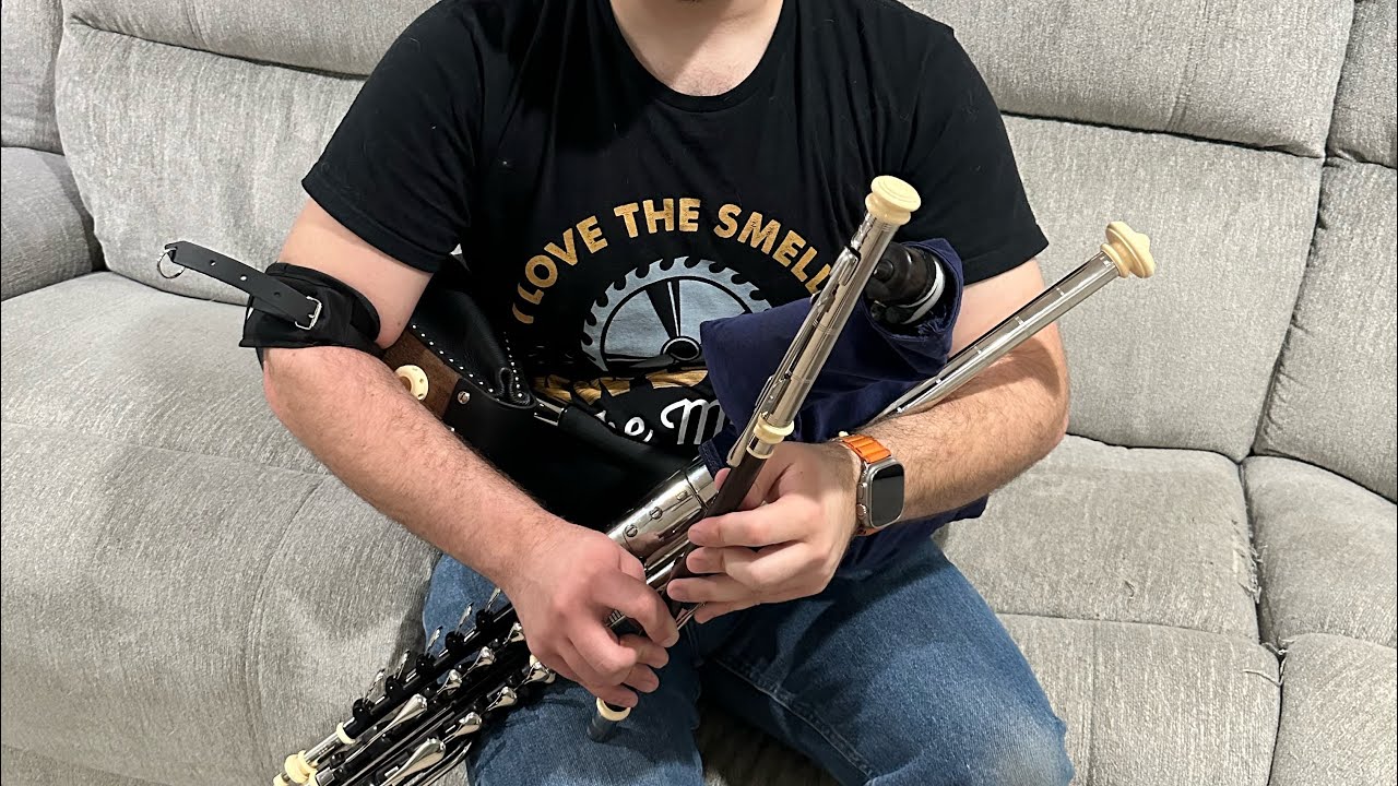 Unboxing and first play of my new Fred Morison Uilleann pipes