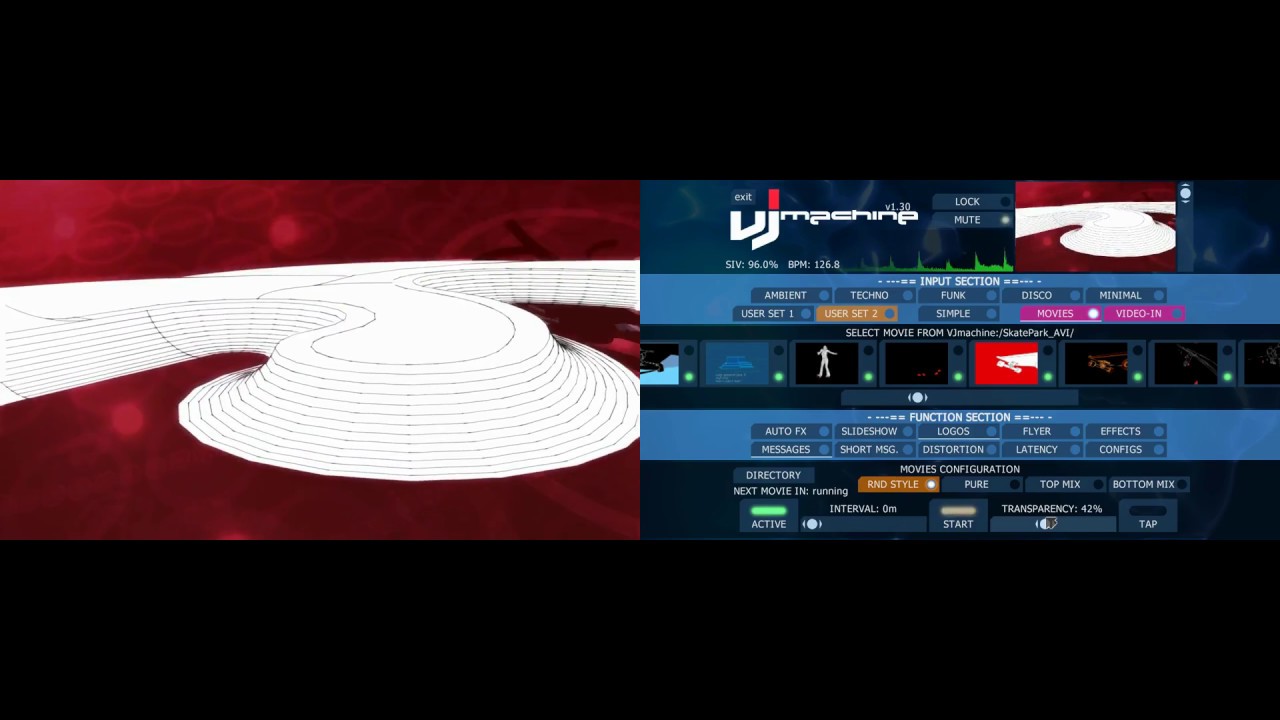 VJmachine Tutorial Basics - Scene & Video Selection