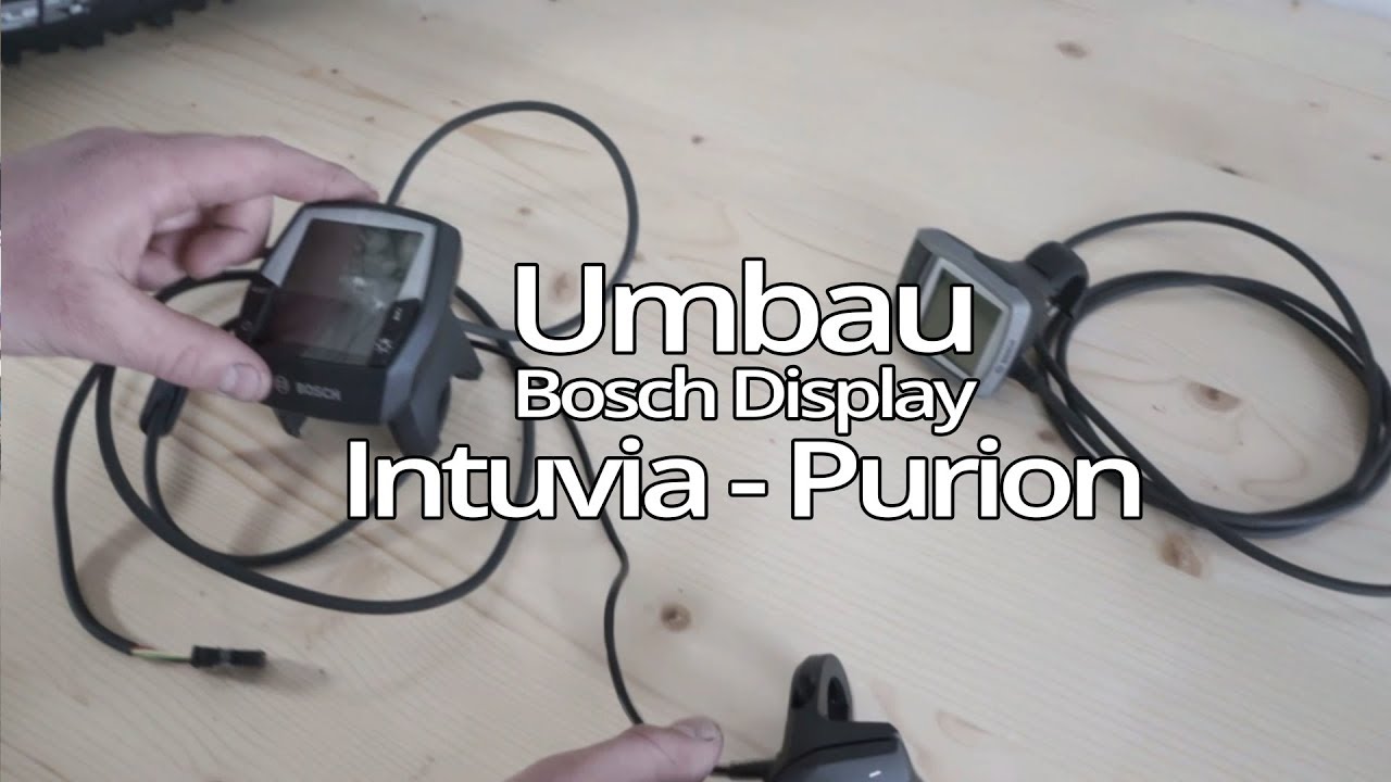 Umbau Bosch Intuvia auf Bosch Purion Display