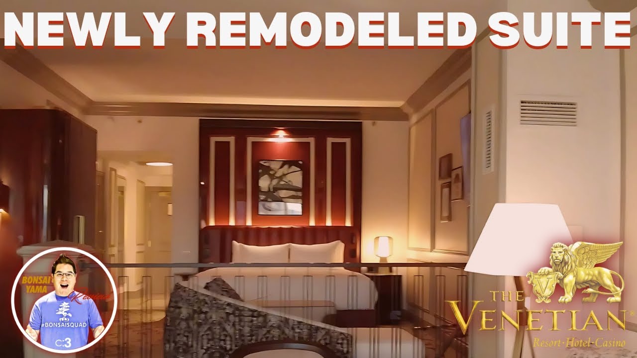 INSIDE THE VENETIAN'S NEWLY LUXURIOUS REMODELED SUTIE