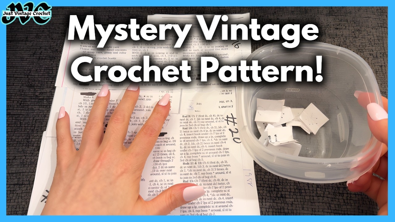 Another Great 1991 Crochet Mystery Pattern to FALL In Love With