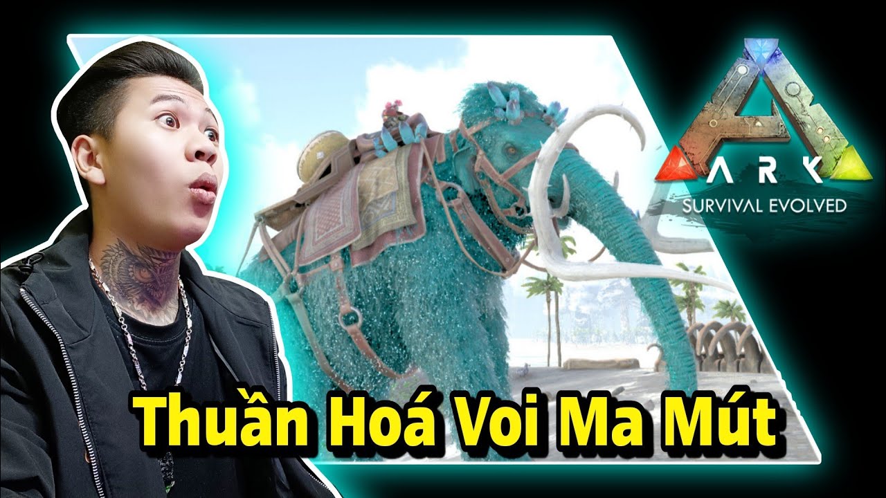 (ARK) Thuần Hoá Voi Ma Mút Khổng Lồ Thời Tiền Sử , Lần Đầu Đặt Chân Lên Khu Tuyết.