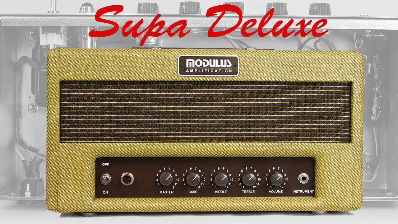 What do you get when a Tweed Deluxe cross breeds with a Princeton Reverb? A Modulus Supa Deluxe