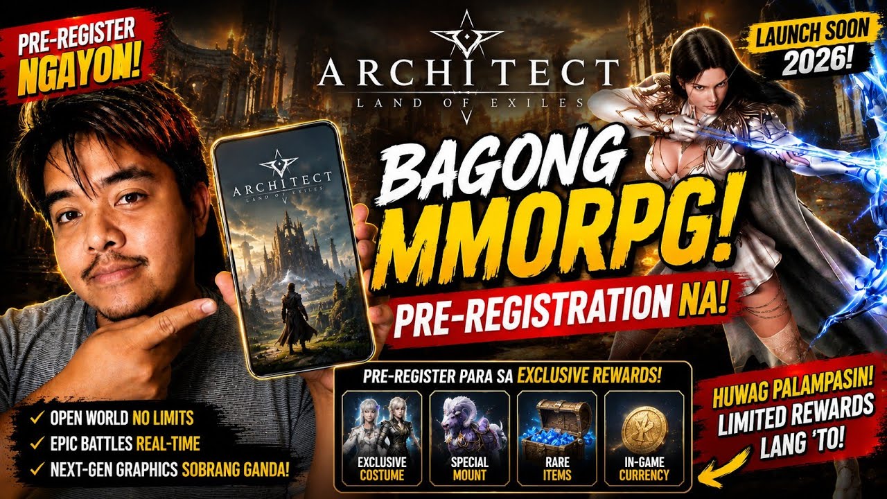 Architect: Land of Exiles PRE-REGISTRATION NA! Bagong MMORPG 2026 + FREE REWARDS!