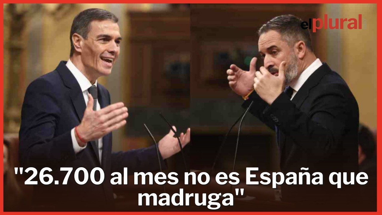 Sánchez retrata a Abascal por su sueldo opaco y le reta a desvelarlo tras la polémica del asesor