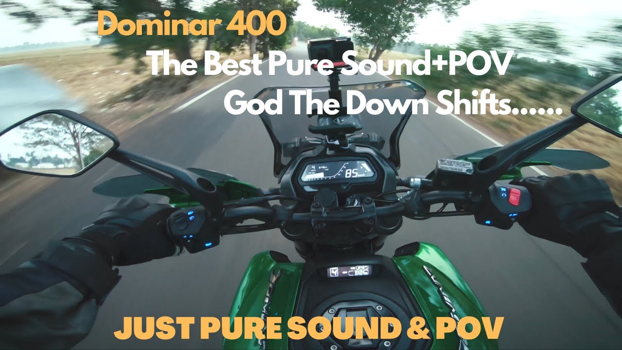 Bajaj Domiinar 400 | Pure Sound+POV | This is just an insane sounding Machine Guys!