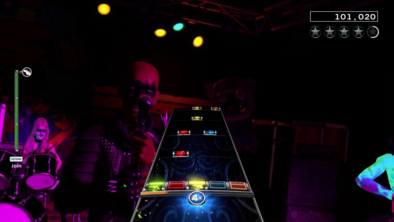 Chilling on Rock Band 4