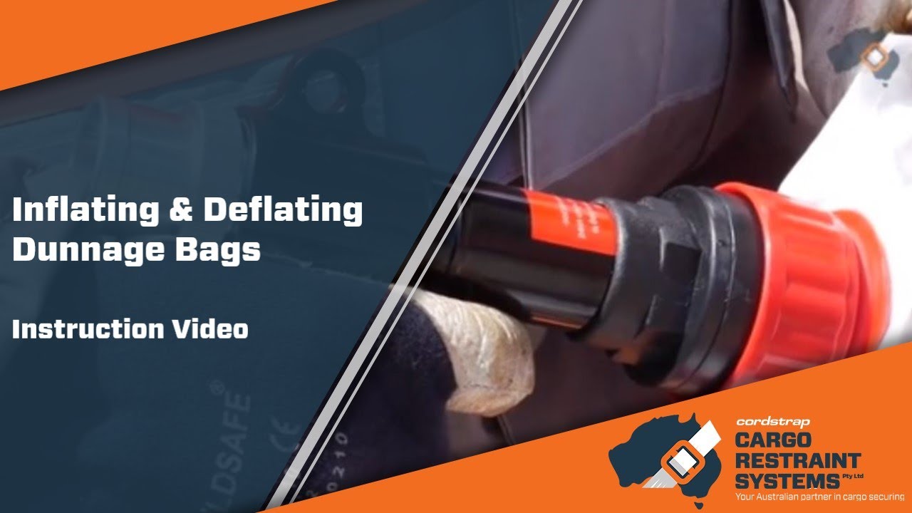 How to Inflate and Deflate Dunnage Bags  Cargo Restraint Systems Pty Ltd