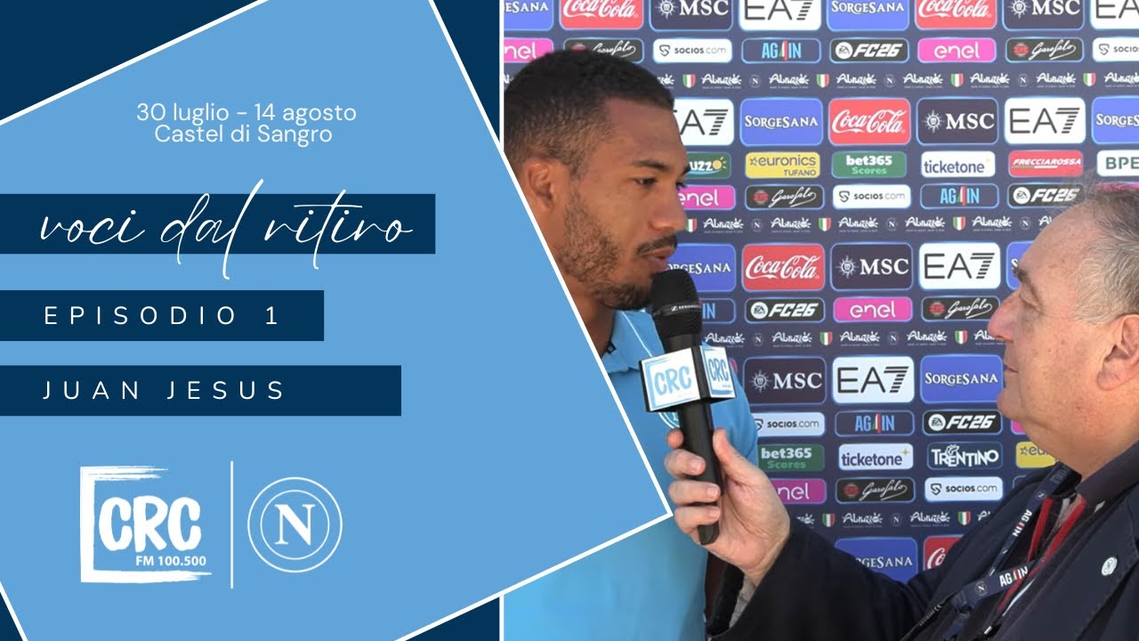 VOCI DAL RITIRO DI CASTEL DI SANGRO EP.1: #JUANJESUS IN ESCLUSIVA AI MICROFONI DI RADIO CRC 🔵