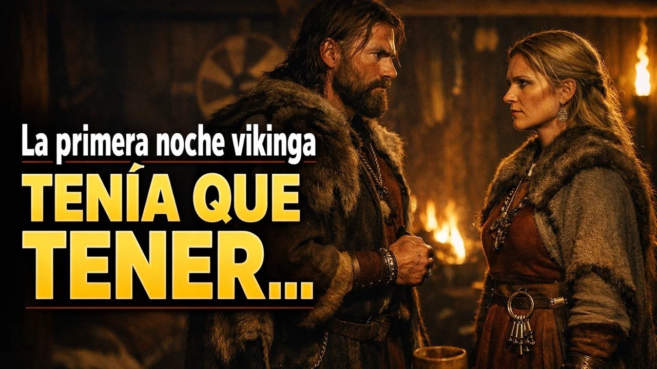 La primera noche de una mujer casada con un vikingo era más que...