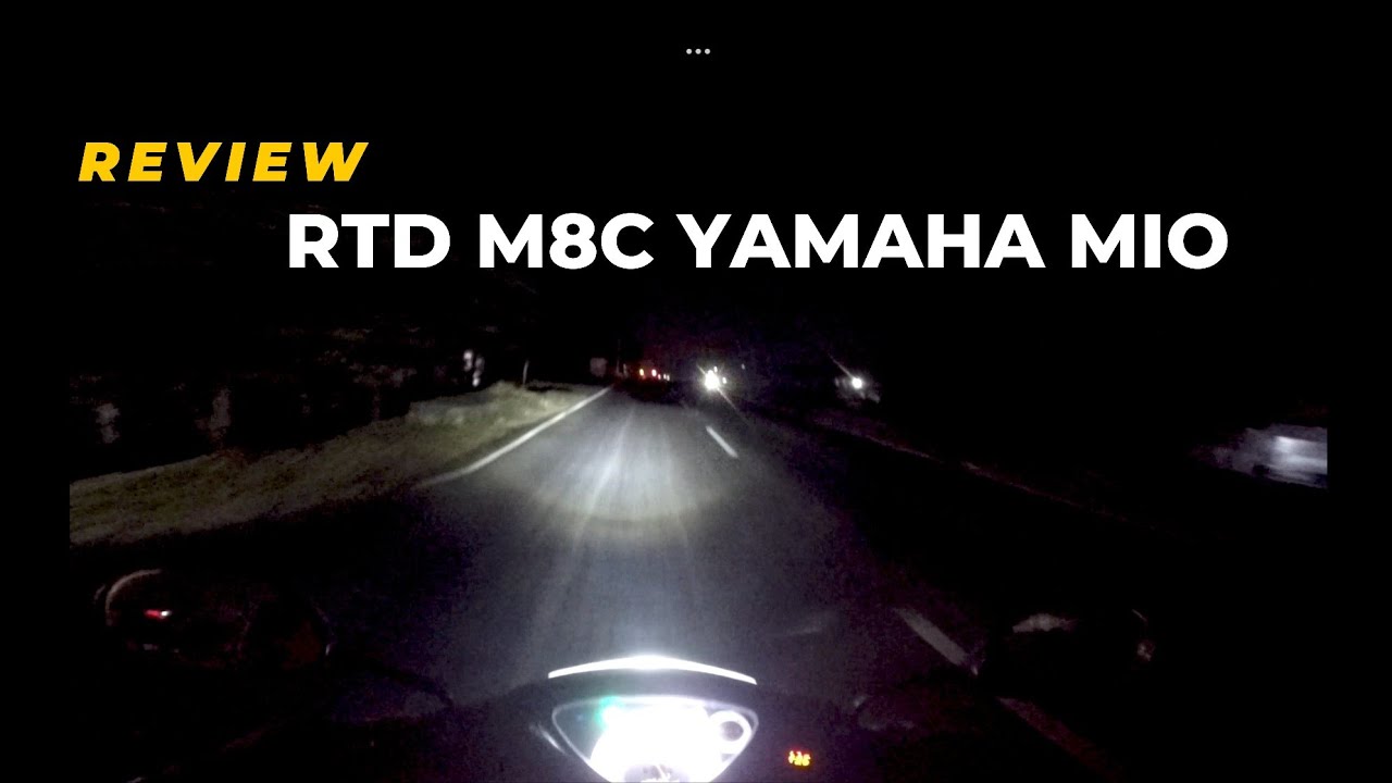 Review Lampu LED Rayton RTD M8C Yamaha Mio Sporty