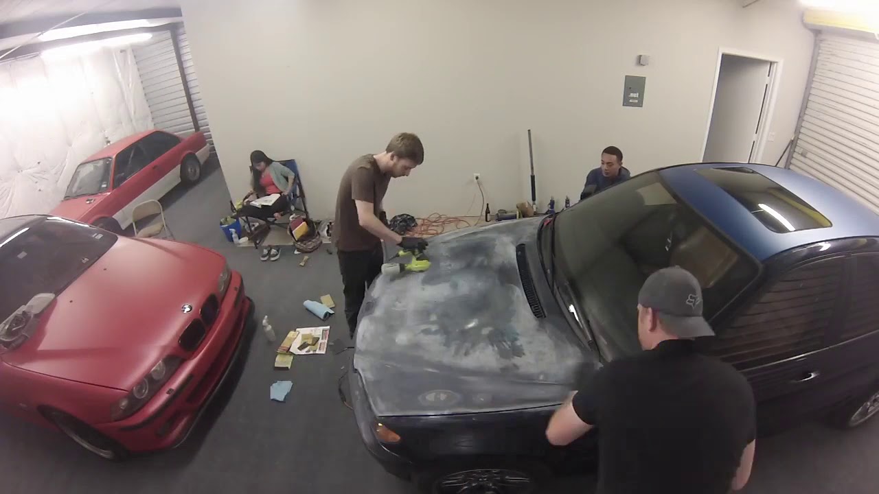 BMW E46 Hood Wrap