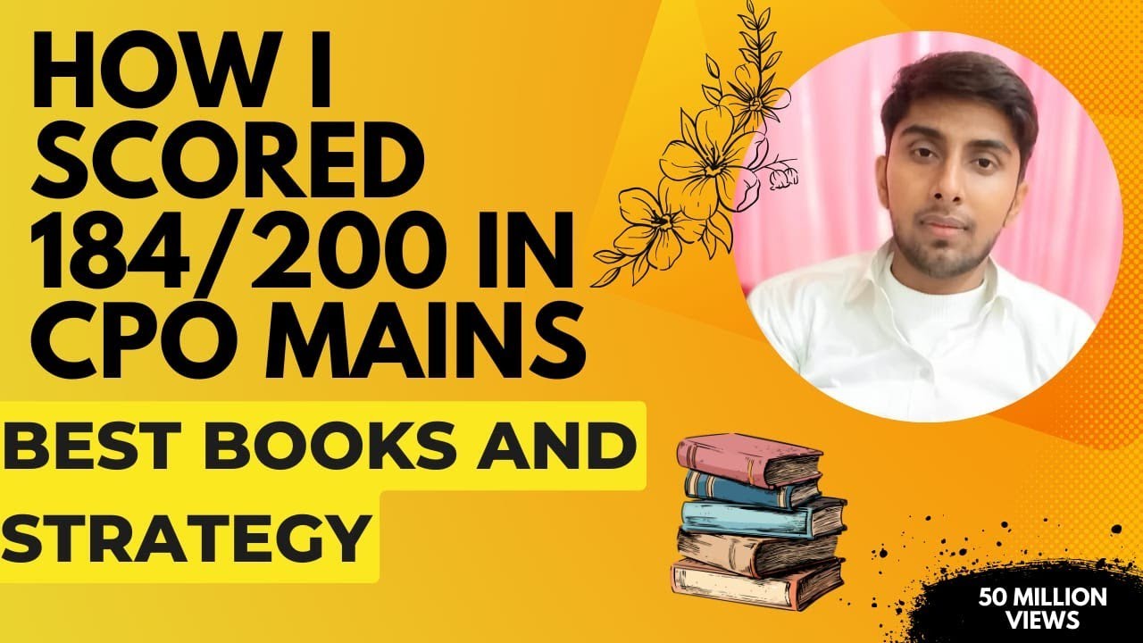 How to score 180+/200 in CPO mains/ My strategy/#cpo / #motivation //#cpo //#motivation //#cgl ...