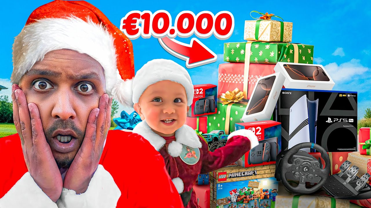 Ik Geef €10.000 Aan Kerst Cadeautjes Weg!