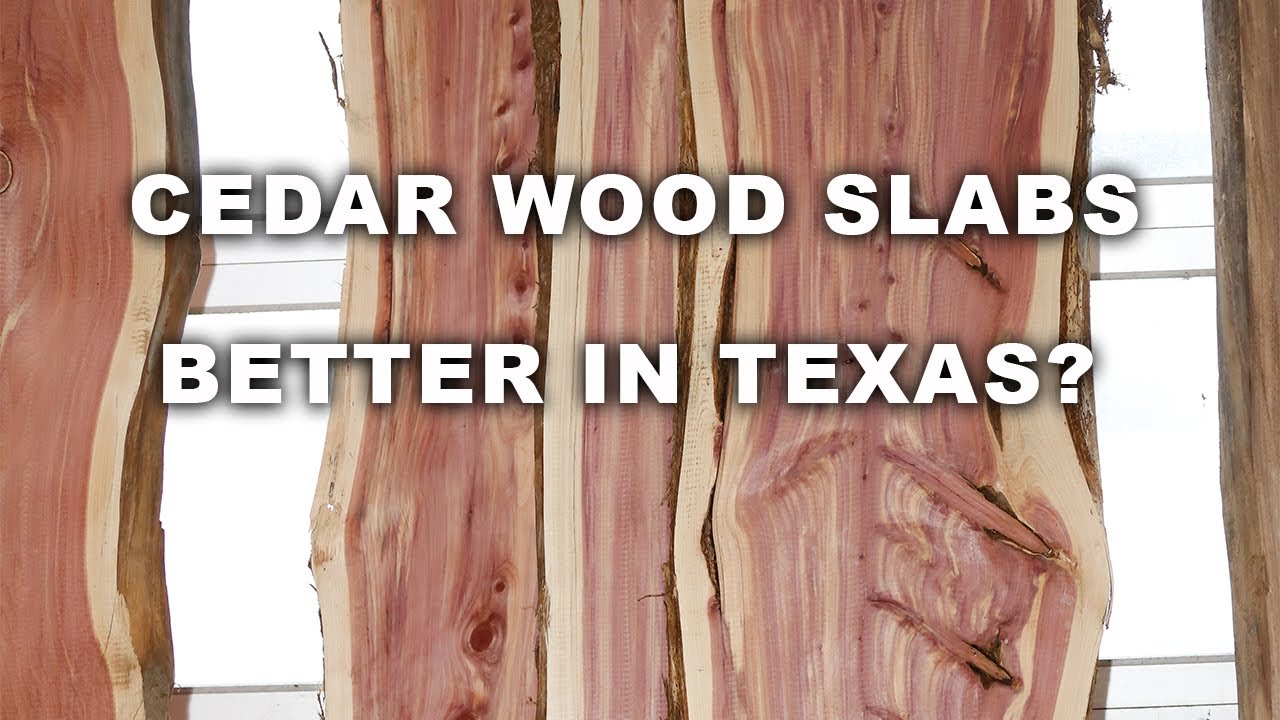 Why Cedar Wood Is So Much Better In Texas With Signet Slabs!