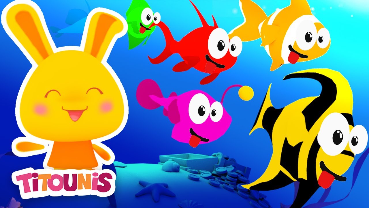 Les Poissons - Comptines b&eacute;b&eacute;s