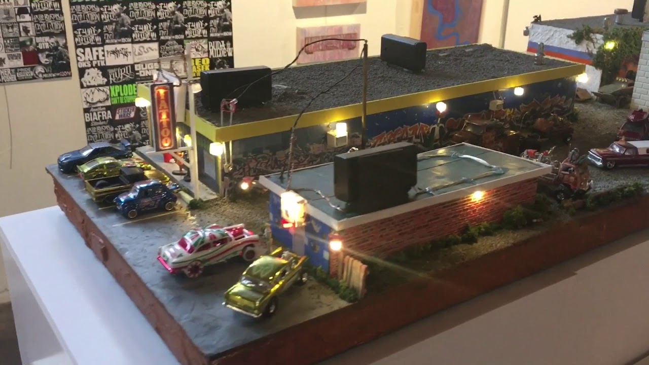 Custom 1/64 scale Hot Wheels Diorama by Robby Bob E