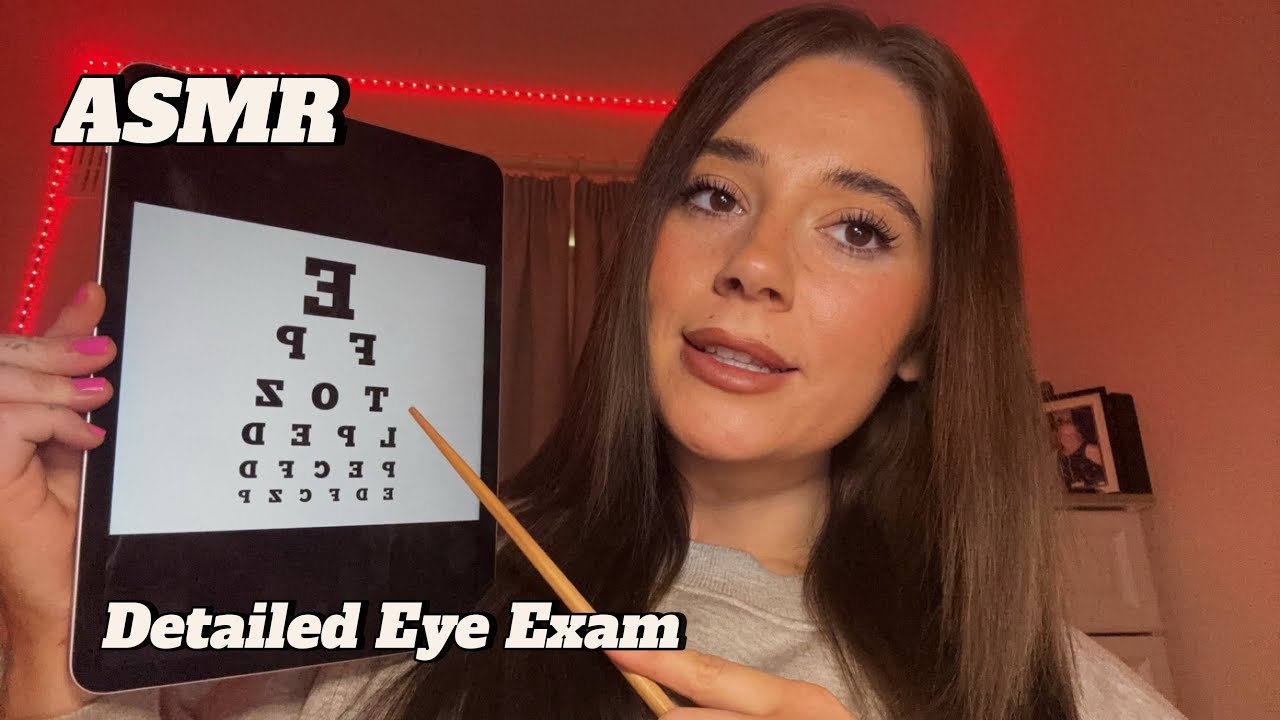 ASMR / Detailed Eye Exam & Colour Blindness Tests