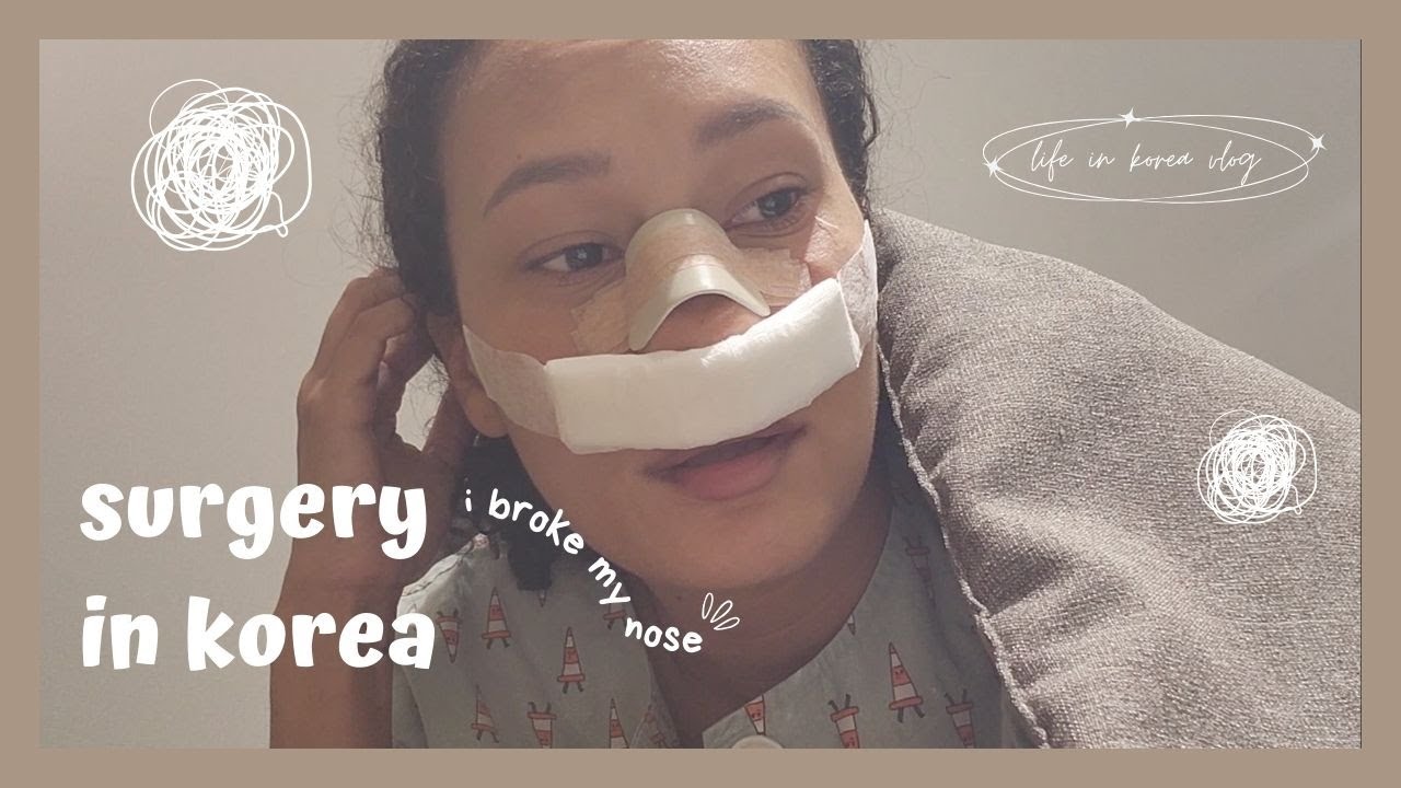 life in korea vlog | i broke my nose and got surgery