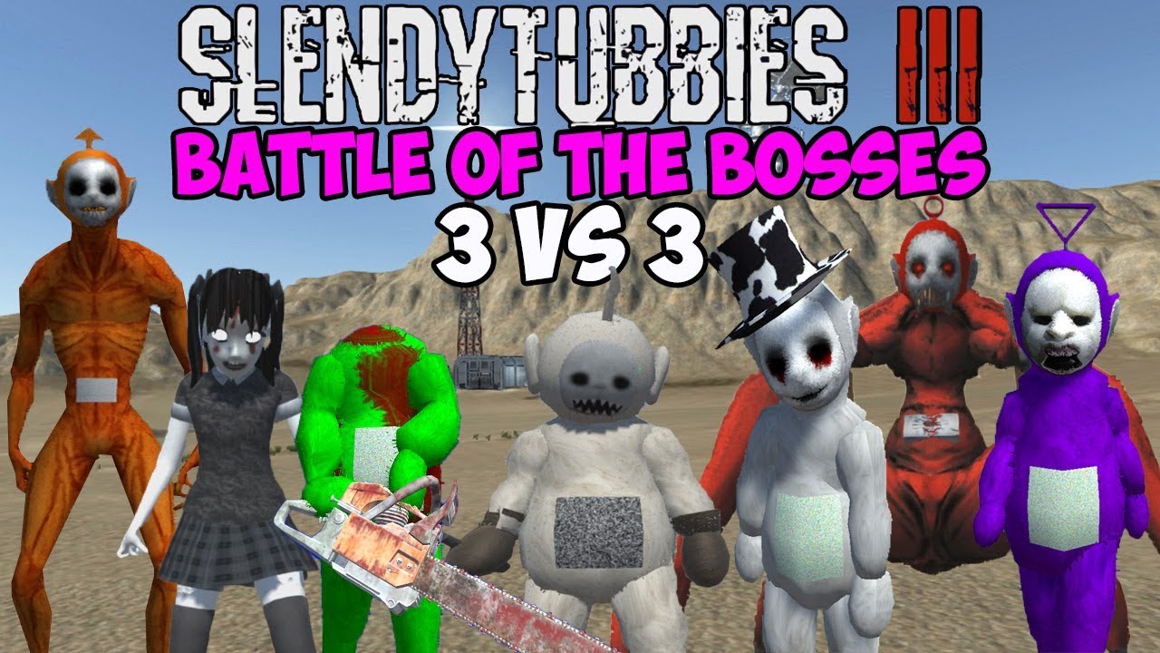 THE FINAL 4 BATTLE IT OUT | SLENDYTUBBIES 3 BATTLE OF THE BOSSES 3 VS 3 TEAM TOURNAMENT | ST3 BOTB