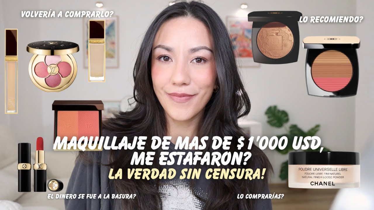 Probé el maquillaje MÁS CARO del mundo... y esto pasó 😱 ¿Valen la pena $1000 USD? 💵💸