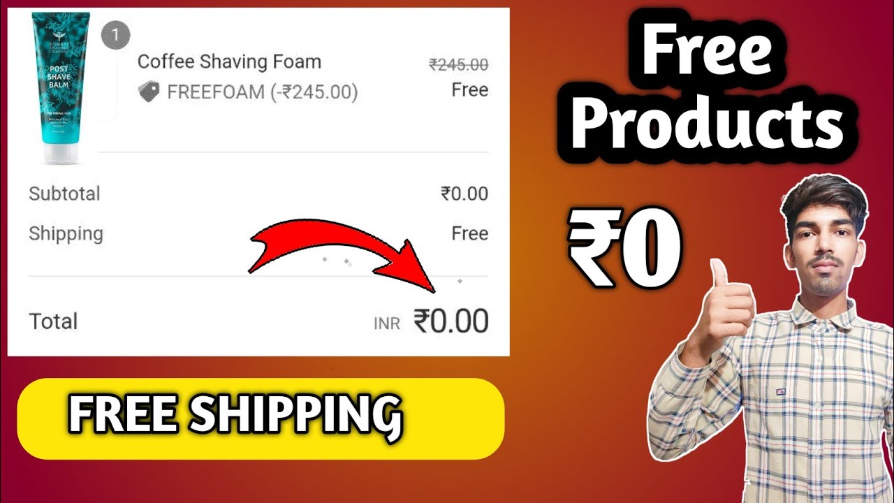 2 Free Products || Free Shopping Offer || New free samples || Free saving foam